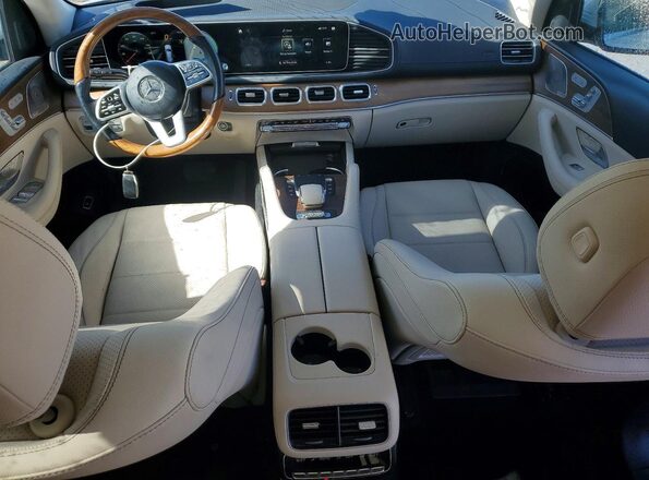 4JGFF5KE6MA373330 2021 MERCEDES-BENZ GLS White Առջևի վահանակի տեսք