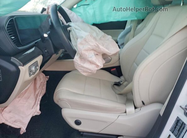 4JGFF5KEXMA576625 2021 MERCEDES-BENZ GLS White Vista interior delantera