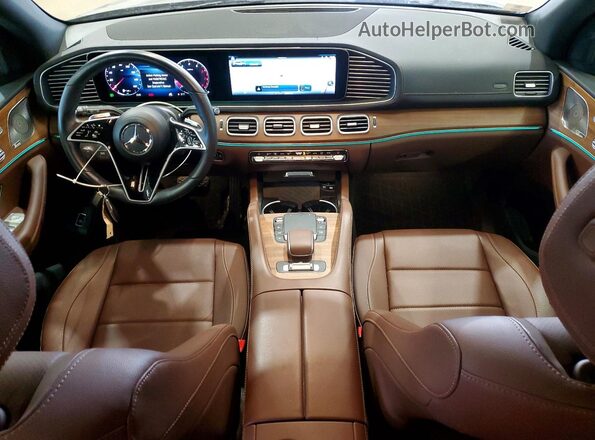 4JGFF5KEXRB076563 2024 MERCEDES-BENZ GLS Зеленый Вид панели приборов