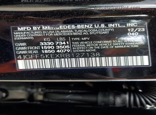 4JGFF5KEXRB127138 2024 MERCEDES-BENZ GLS Black 