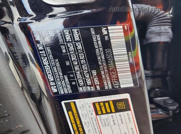 4JGFF8GE2MA465030 2021 MERCEDES-BENZ GLS Black 