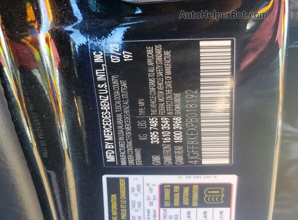 4JGFF8KEXPB018192 2023 MERCEDES-BENZ GLS Черный Вид подкапотного пространства