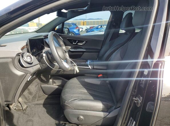 4JGGM1CB7PA035592 2023 MERCEDES-BENZ EQE Black Widok wnętrza z przodu