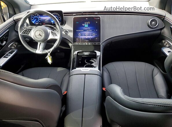 4JGGM1CB7PA035592 2023 MERCEDES-BENZ EQE Black Widok deski rozdzielczej