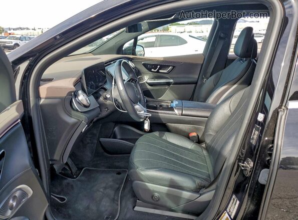 4JGGM2BBXPA031432 2023 MERCEDES-BENZ EQE Black Widok wnętrza z przodu