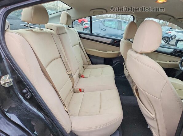 4S3BNAA68G3048390 2016 SUBARU LEGACY Черный Вид задних сидений