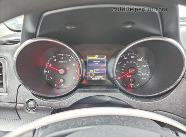 4S3BNAA68G3048390 2016 SUBARU LEGACY Черный Вид щитка приборов