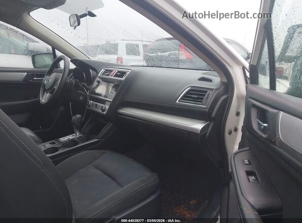 4S3BNAC60H3050682 2017 SUBARU LEGACY White Вид салону спереду