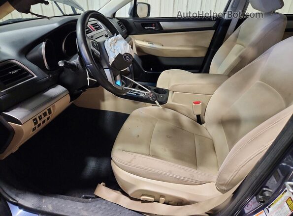 4S3BNAC60H3068843 2017 SUBARU LEGACY Blue Вид салону спереду