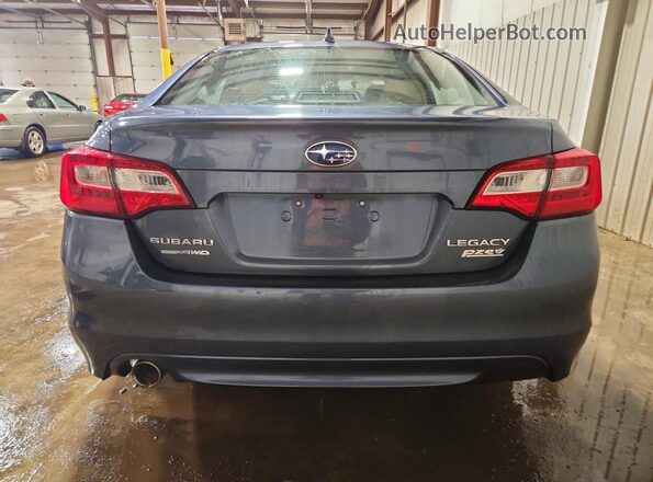 4S3BNAC60H3068843 2017 SUBARU LEGACY Blue Вид ззаду