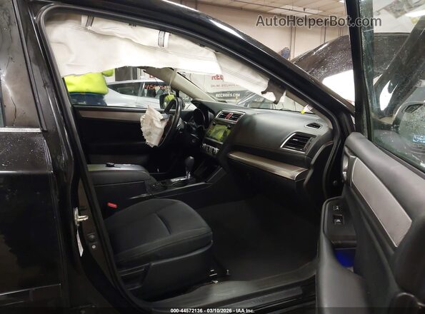4S3BNAC66H3061718 2017 SUBARU LEGACY Black წინა სალონის ხედი