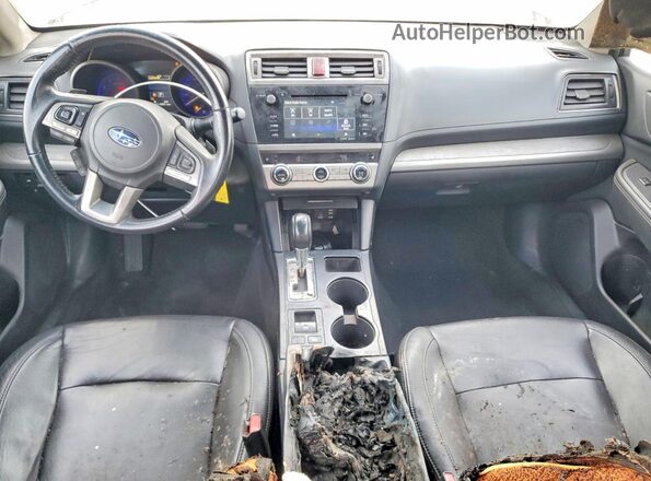 4S3BNAC66H3065140 2017 SUBARU LEGACY Black Вид панелі приладів