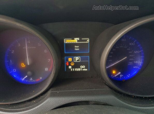 4S3BNAC66H3065140 2017 SUBARU LEGACY Black Вид щитка приладів