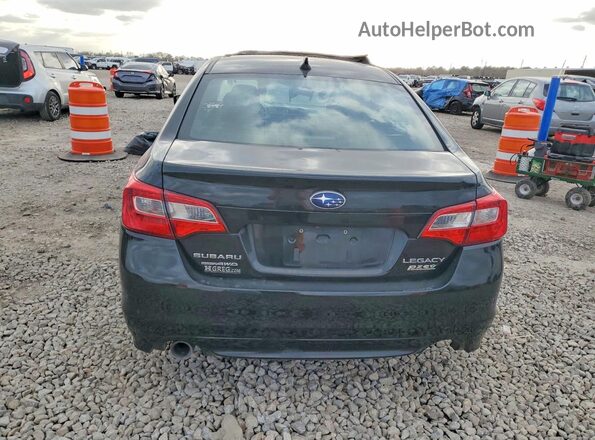 4S3BNAC66H3065140 2017 SUBARU LEGACY Black Вид ззаду