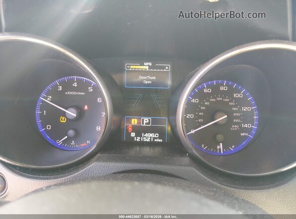 4S3BNAF62J3029642 2018 SUBARU LEGACY Gray Widok tylnych siedzeń