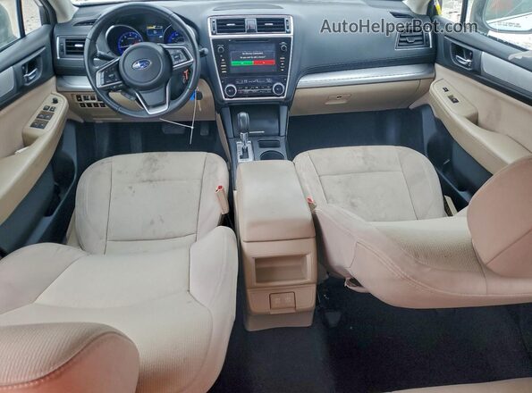 4S3BNAF62K3010008 2019 SUBARU LEGACY Белый Вид панели приборов