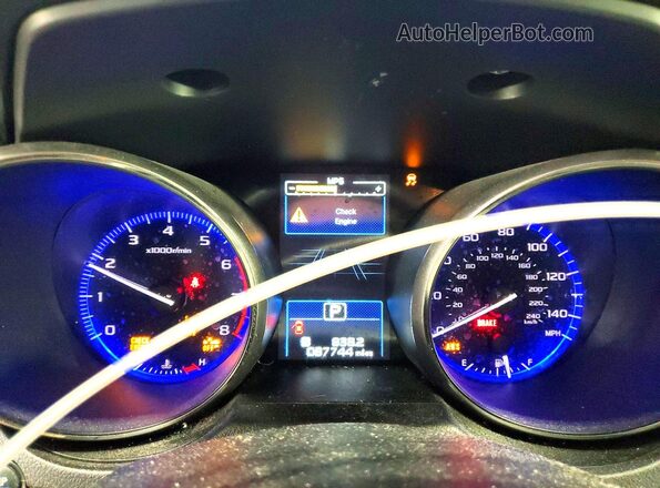 4S3BNAF65H3058997 2017 SUBARU LEGACY Tan Widok zestawu wskaźników