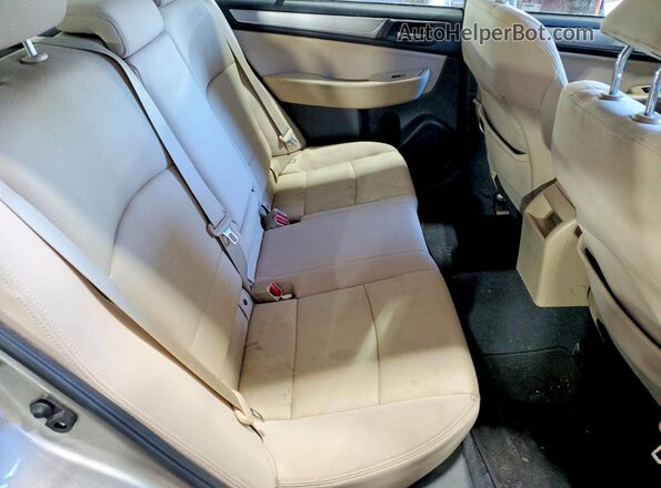 4S3BNAF65H3058997 2017 SUBARU LEGACY Tan Widok tylnych siedzeń