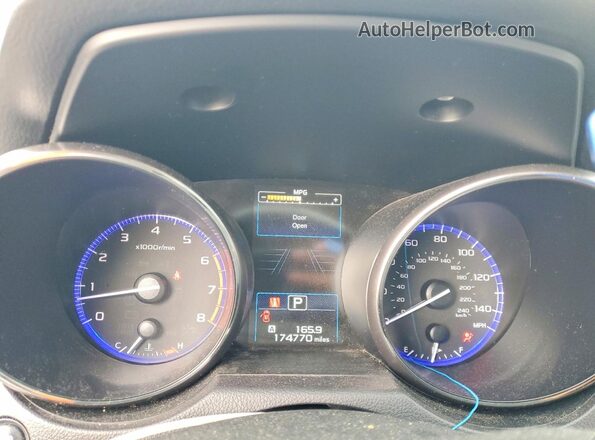 4S3BNAF69H3016798 2017 SUBARU LEGACY Gray Vista del cuadro de instrumentos