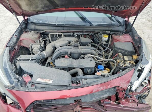 4S3BNAF69K3039165 2019 SUBARU LEGACY Maroon Vista interior trasera