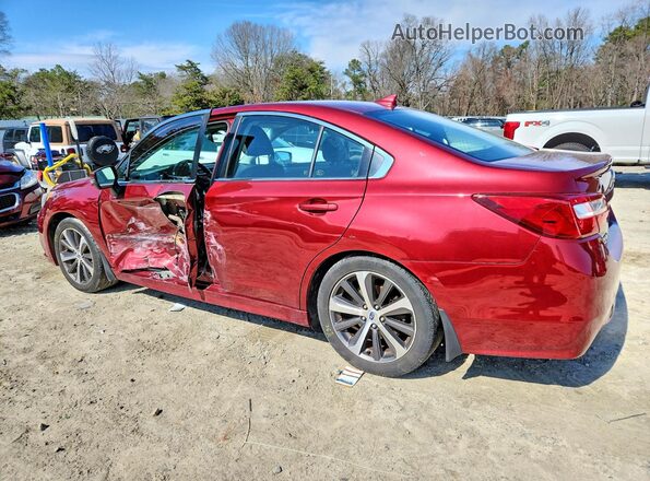 4S3BNAN6XH3044918 2017 SUBARU LEGACY Red Tył lewy