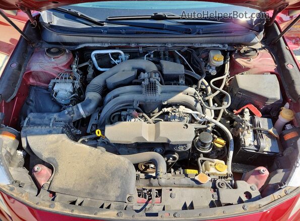4S3BNAN6XH3044918 2017 SUBARU LEGACY Red Widok wnętrza z tyłu