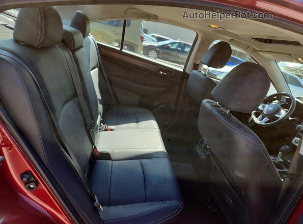 4S3BNAN6XH3044918 2017 SUBARU LEGACY Red Widok tylnych siedzeń