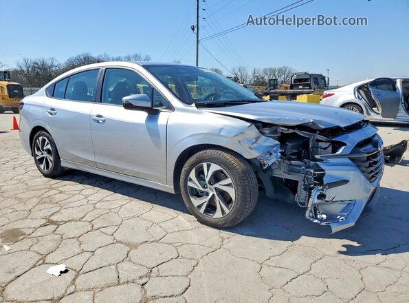 4S3BWAC60S3005195 2025 SUBARU LEGACY Silver Передня права чверть
