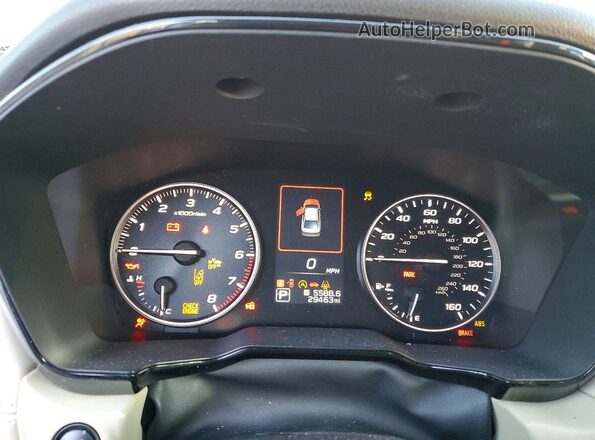 4S3BWAC67L3027762 2020 SUBARU LEGACY White Սարքավորումների վահանակի տեսք