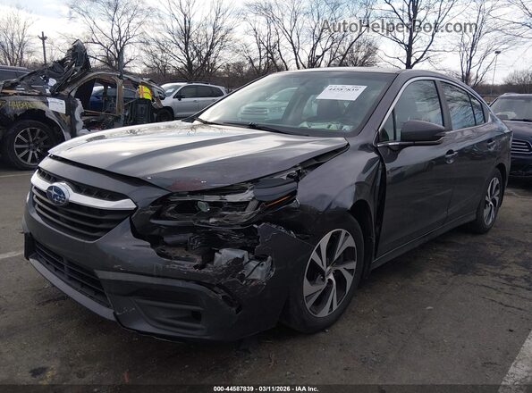 4S3BWAC69L3003575 2020 SUBARU LEGACY Gray Vista tres cuartos delantera izquierda