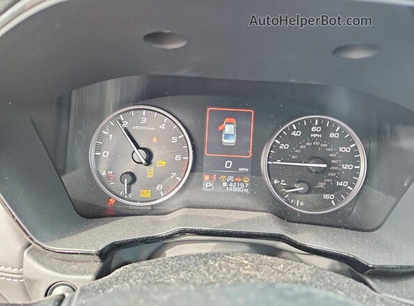 4S3BWAD61P3014770 2023 SUBARU LEGACY Белый Вид щитка приборов