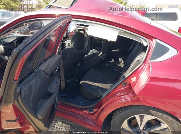 4S3BWAE69L3017182 2020 SUBARU LEGACY Red Vista de la etiqueta del VIN