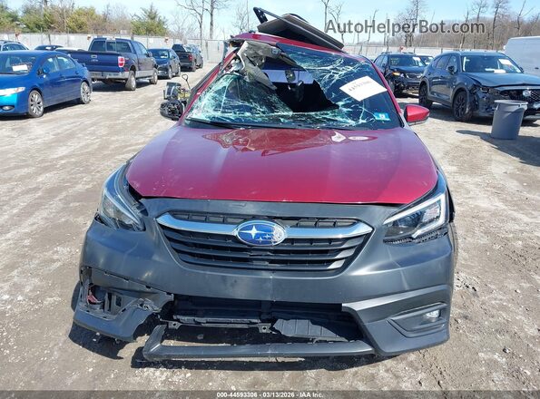 4S3BWAE69L3017182 2020 SUBARU LEGACY Red Vista interior trasera