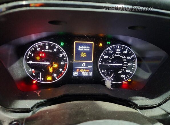 4S3BWAF66P3010162 2023 SUBARU LEGACY Blue Widok zestawu wskaźników