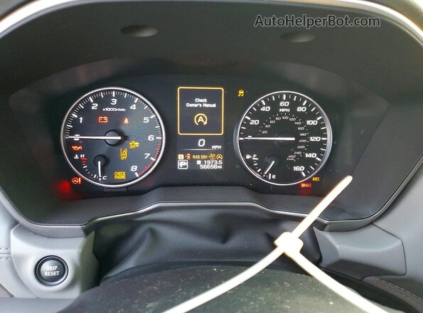 4S3BWAM65R3022955 2024 SUBARU LEGACY Gray Սարքավորումների վահանակի տեսք