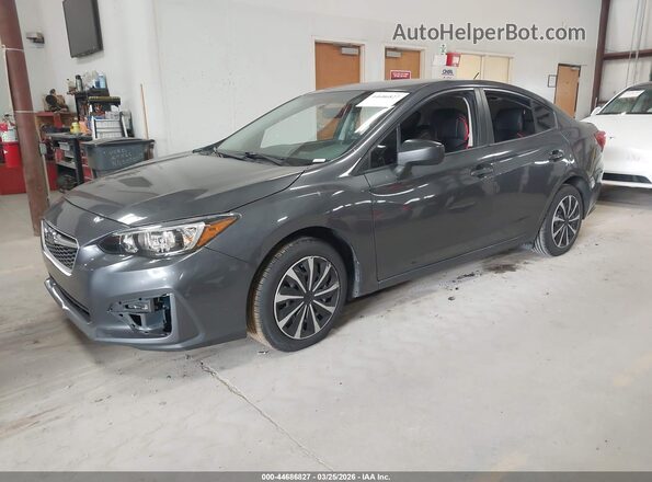 4S3GKAA63J3612193 2018 SUBARU IMPREZA Gray Front left