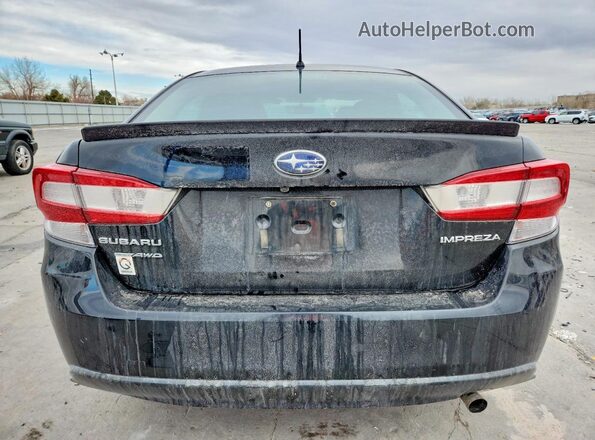 4S3GKAA66J3601723 2018 SUBARU IMPREZA Black Հետևի տեսք