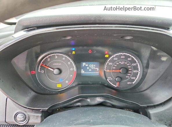 4S3GKAA66J3601723 2018 SUBARU IMPREZA Black Սարքավորումների վահանակի տեսք