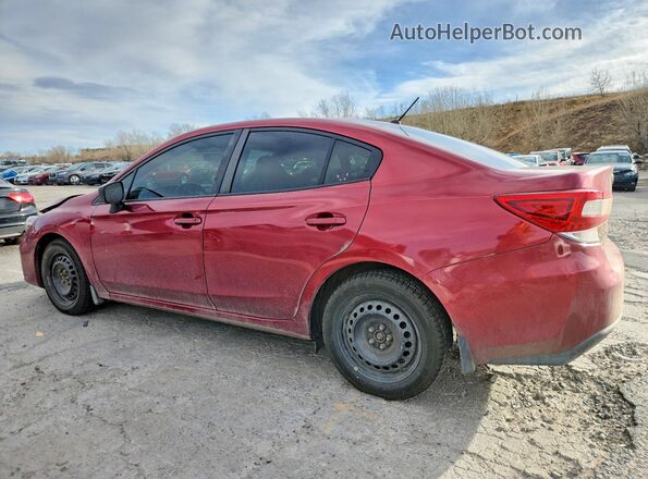4S3GKAA68K3608562 2019 SUBARU IMPREZA Burgundy 