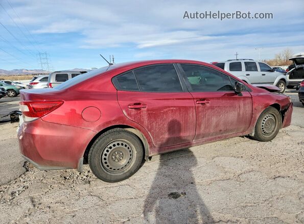 4S3GKAA68K3608562 2019 SUBARU IMPREZA Burgundy 
