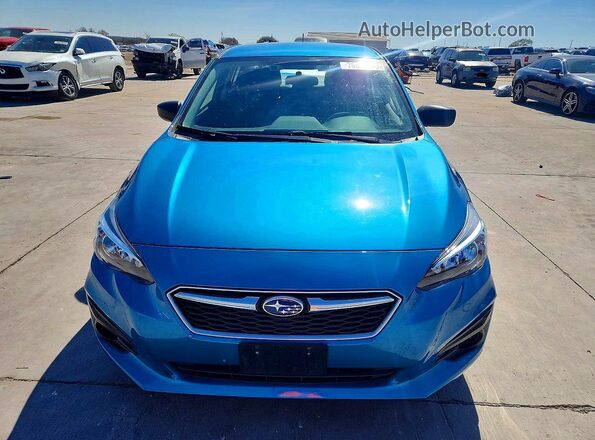 4S3GKAB68K3616501 2019 SUBARU IMPREZA Blue Դիմացի տեսք