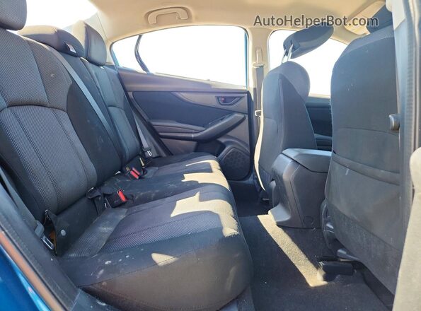 4S3GKAB68K3616501 2019 SUBARU IMPREZA Blue Հետևի նստատեղերի տեսք
