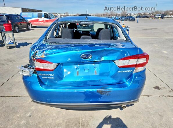 4S3GKAB68K3616501 2019 SUBARU IMPREZA Blue Հետևի տեսք