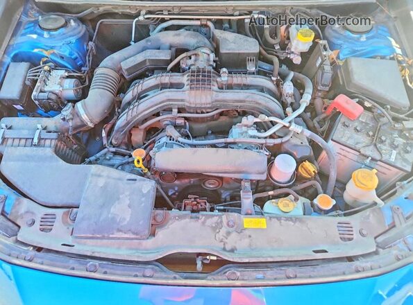 4S3GKAB68K3616501 2019 SUBARU IMPREZA Blue Սալոնի հետևի տեսք