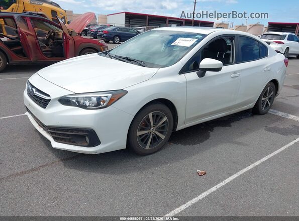 4S3GKAD63N3609313 2022 SUBARU IMPREZA Белый Передняя левая четверть