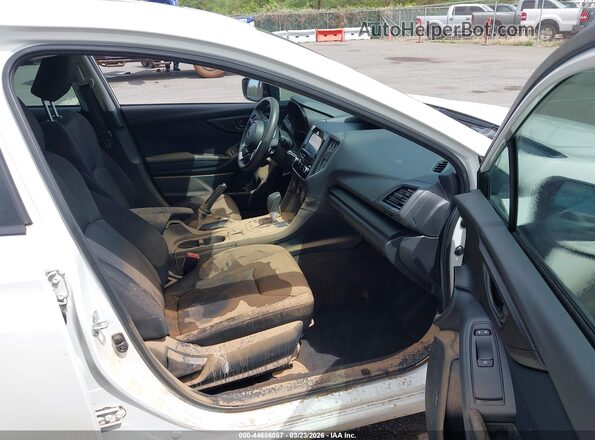 4S3GKAD63N3609313 2022 SUBARU IMPREZA Белый Вид салона спереди