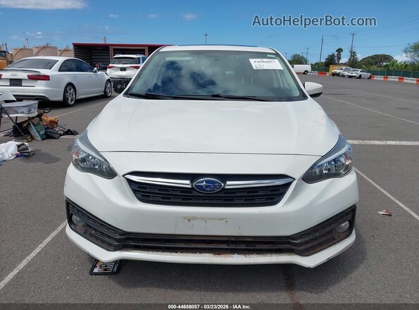 4S3GKAD63N3609313 2022 SUBARU IMPREZA Белый Вид панели приборов