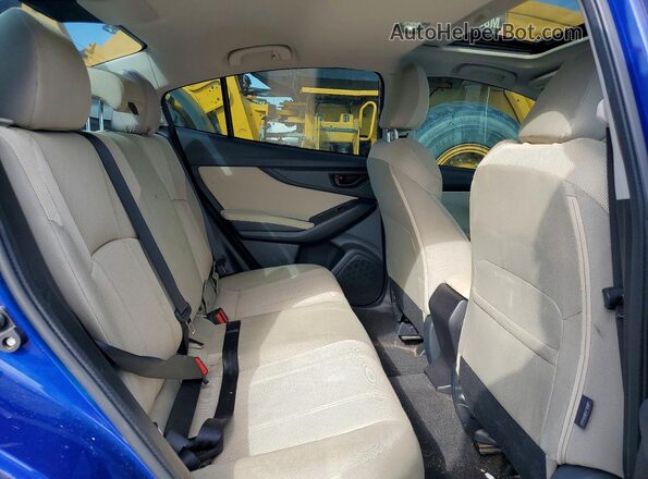 4S3GKAD64N3602709 2022 SUBARU IMPREZA Blue Vista de los asientos traseros
