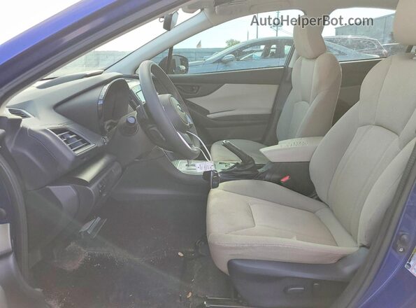 4S3GKAD64N3602709 2022 SUBARU IMPREZA Blue Vista interior delantera