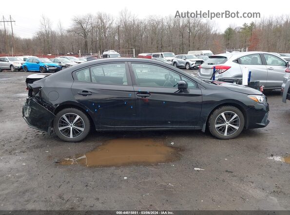 4S3GKAD66L3612977 2020 SUBARU IMPREZA Black უკანა სალონის ხედი